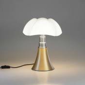 MINI PIPISTRELLO-Lampe LED H35cm Laiton Martinelli Luce - designé par Gae Aulenti H 35cm / Ø 27cm / Ø socle 16cm