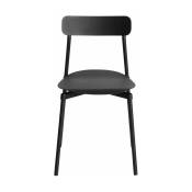 Set de 2 chaises en métal noir Fromme - Petite Friture