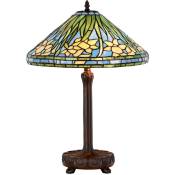 Sulion - Lampe de table Tiffany 2xE27