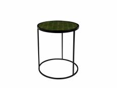Table d'appoint ronde ø 40 cm glazed zuiver - couleur - vert 2300128