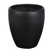 Table Passion - Vase en métal noir Cône 14.5 cm -