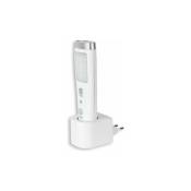 Tigrezy - Lampe de poche à induction d'urgence Lampe Torche à Détecteur de Présence Angle Détection 60° 15 led Rechargeable Batterie Blanc