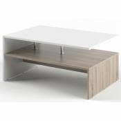 Toilinux - Table basse rectangulaire design scandinave