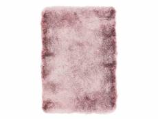 Toosoft - tapis poils longs extra-doux rose poudré 120x170