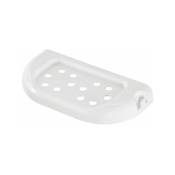 Bagnoclic - Porte-savon plastique blanc baignoire étagère murale - blanche