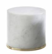 Cale-porte / Marbre - H 10 cm - Opinion Ciatti blanc en pierre