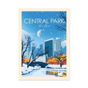 CENTRAL PARK NEW-YORK - STUDIO INCEPTION - Affiche