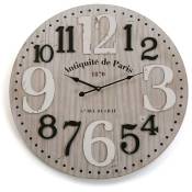 Charleville Horloge Murale pour la Cuisine, le Salon, la Salle à Manger ou la Chambre. Pendule Murale, , Dimensions (h x l x l) 60 x 4,5 x 60 cm,