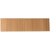 Chemin de table en bambou - Dimensions : Longueur 140 cm x Largeur 37,5 cm - Beige