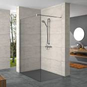 Design Pure, paroi de douche à l'italienne 160x200 cm, verre transparent, orientation gauche et droite (8P1114092322) - Hüppe