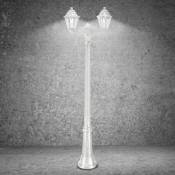 Lampadaire double lanterne Fumagalli gigi bisso/anna 2m E27 IP55 Blanc - Blanc