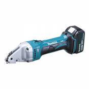 Makita drums curved scissors 18V / 5.0Ah, in box MAKPAC with 2 batteries and 1 charger, 1 piece, djs101rtj, DJS101RTJ 280 wattsW, 18 voltsV