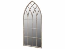 Miroir de jardin | miroir déco d'extérieur d'arche gotique 50x115 cm intérieur extérieur meuble pro frco18934