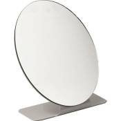 Miroir metal oval - taupe Tendance