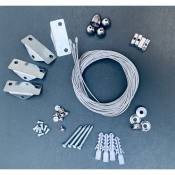 Panasonic - Kit suspension 4xcâbles (180 cm) pour
