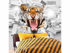 Paris prix - papier peint "tiger jump" 140 x 200 cm