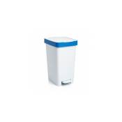 Plasticos Tatay - Poubelle à pédale 25 l Smart Blue Recycling Tatay