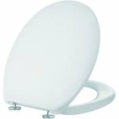 Si�ge Wc Everest Thermodurcissable En Pp Blanc Avec Charni�res Inox - Bianco