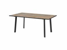 Table de repas 180 cm bois/métal - nino - l 180 x