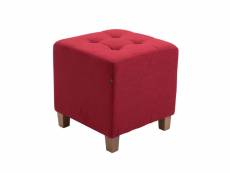 Tabouret pouf pharao , rouge