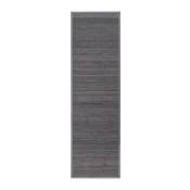 Tapis de couloir bambou gris 60x200cm