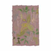 Tapis Sprouts Powder / 150 x 200 cm - Moooi Carpets rose en tissu