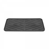 Unamourdetapis - Paillasson 35x63 cm tray Noir - 35x63 - Noir