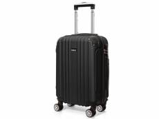 Valise cabine taille 54cm, valise de voyage, rigide e légère abs valise de voyage à roulettes valises, agage a main legere sac cabine avec 4 doubles r