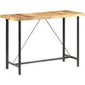 Vidaxl - Table de bar 150x70x107 cm Bois de manguier brut