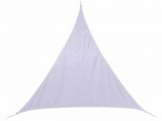 Voile d'ombrage triangulaire 2 x 2 x 2 m curacao - blanc