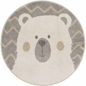 1001kdo - Tapis rond Ours polaire le igloo