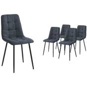 Atrapamuebles - 4 chaises saroto Dark Grey
