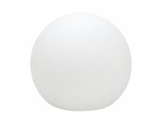 Boule lumineuse globe (d50cm) en polyéthylène blanc