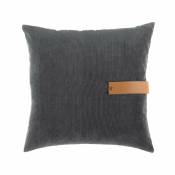 Coussin 40 x 40 cm Milleray anthracite