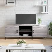 Design In - Meuble TV,Banc tv sonoma gris 150x30x50