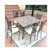 Ensemble de tables et chaises de jardin en céramique Cordoba