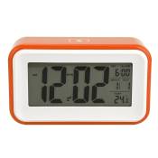Jeffergarden Réveil électronique numérique multifonctionnel exquis avec affichage de la température (Orange)