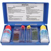 Kit de Test Kit de Test d'eau de Piscine Portable,