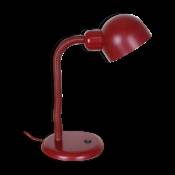 Lampe De Bureau Vintage En Métal Rouge