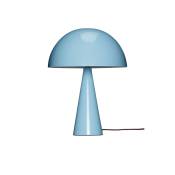 Lampe de table en fer bleu claire