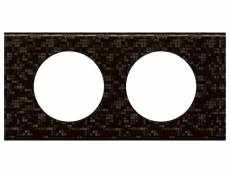Legrand - celiane plaque 2 postes cuir pixel 210069452