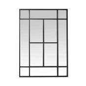 Miroir fenêtre en métal 140x100cm