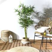Mobilibrico - Plante Artificielle Bambou 150cm