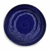Plat de service Feast Medium / Ø 36 x H 6 cm - Serax bleu en céramique