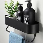 Porte-serviettes hygiénique perforé Support de rangement pour salle de bain Panier de rangement pour shampoing-Ensoleillé