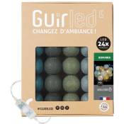 Romania Classique Intérieur Guirlande lumineuse boules coton led 24 boules - 24 boules