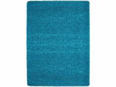 Shaggy - tapis uni à poils longs - turquoise 140 x 200 cm LIFE1402001500TURKIS