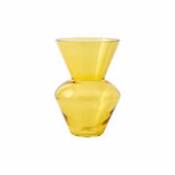 Vase Fat neck / Ø 25 x H 35 cm - Verre - Pols Potten jaune en verre