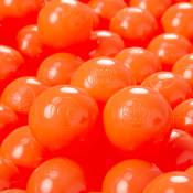 500/6Cm ∅ Balles Colorées Plastique Pour Piscine Enfant Bébé Fabriqué En eu, Orange - orange - Kiddymoon
