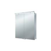 Armoire de toilette LEDPure 600mm. 2 portes led blanc